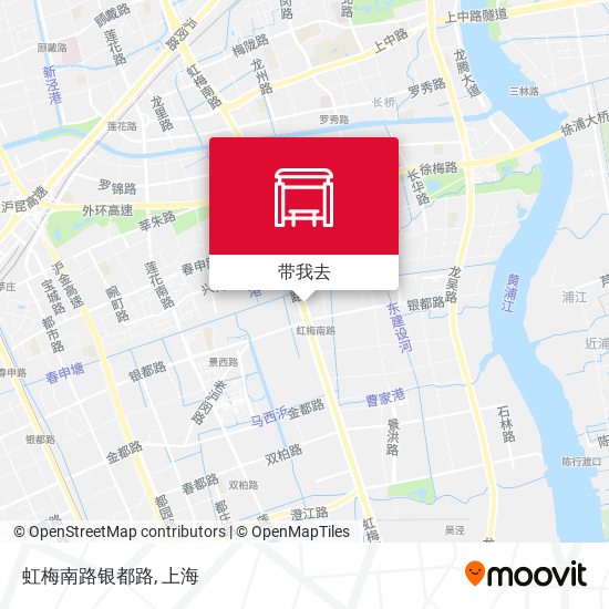 虹梅南路银都路地图
