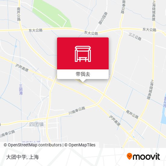 大团中学地图