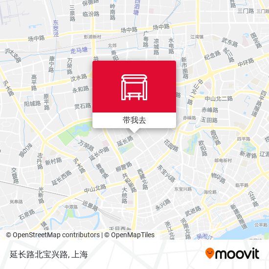 延长路北宝兴路地图
