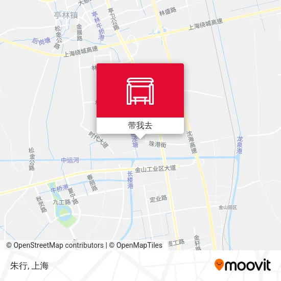 朱行地图
