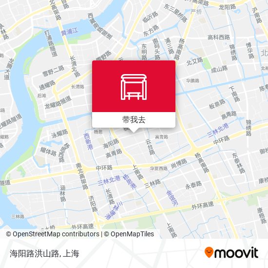 海阳路洪山路地图