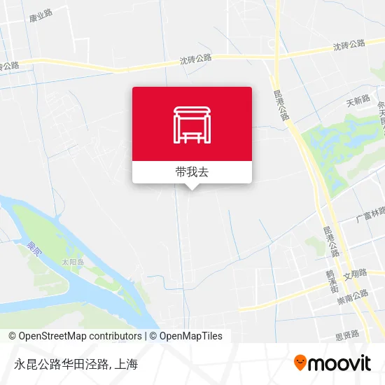 永昆公路华田泾路地图