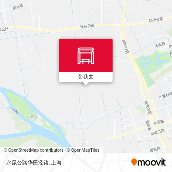 永昆公路华田泾路地图