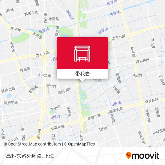 高科东路外环路地图