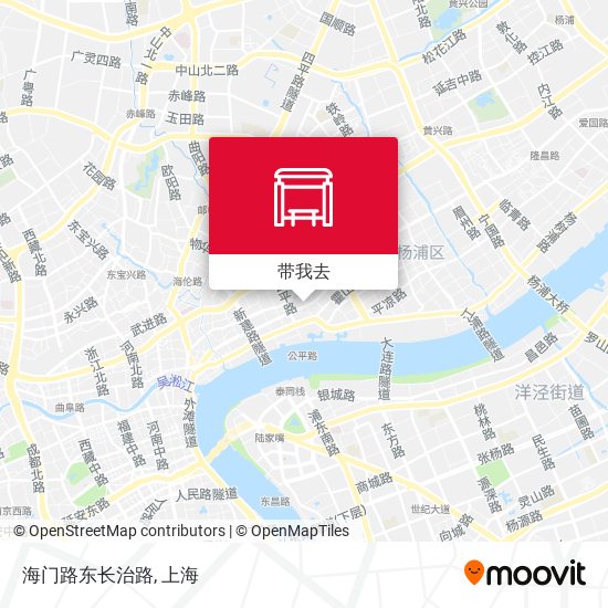 海门路东长治路地图