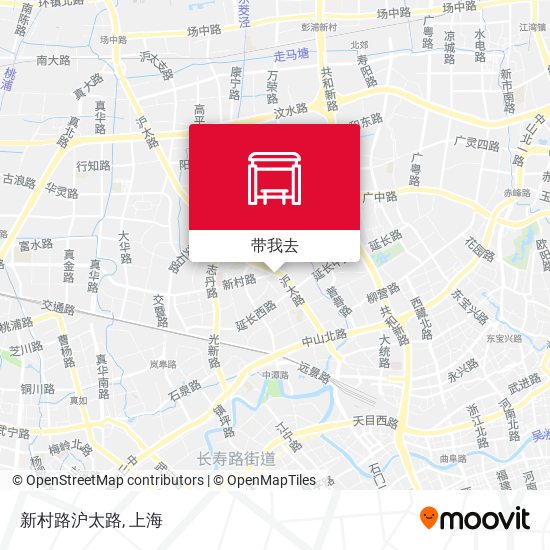 新村路沪太路地图