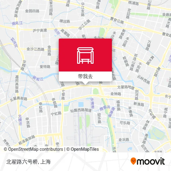 北翟路六号桥地图