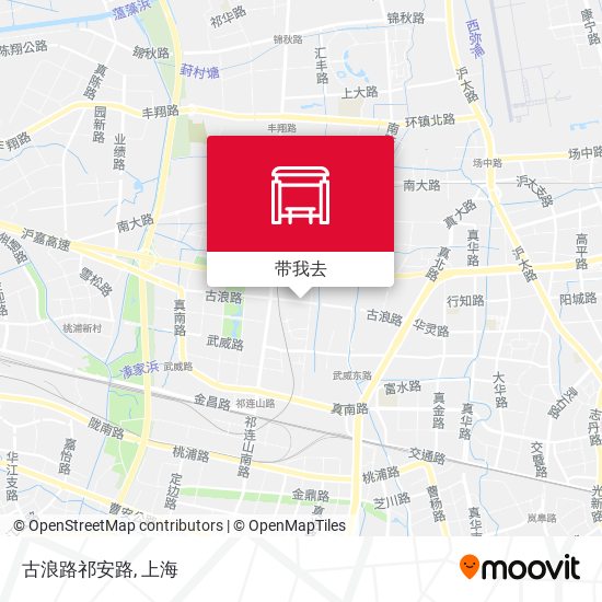古浪路祁安路地图