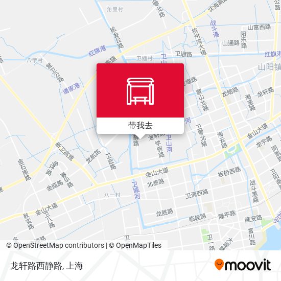 龙轩路西静路地图
