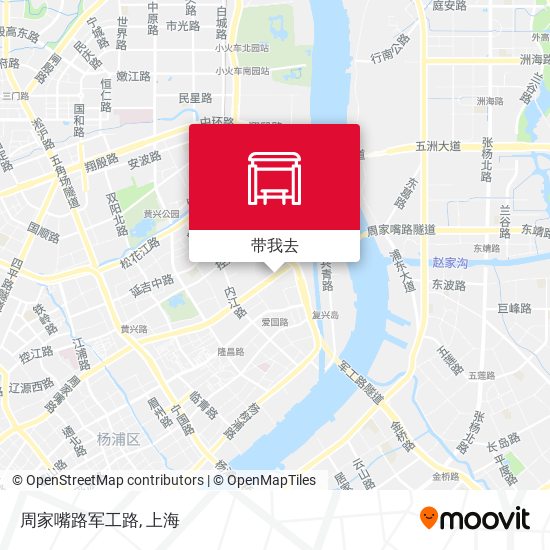 周家嘴路军工路地图