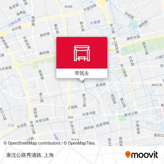 康沈公路秀浦路地图
