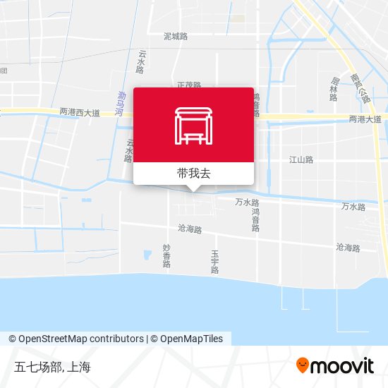 五七场部地图
