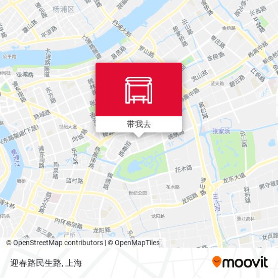 迎春路民生路地图