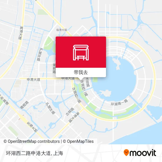 环湖西二路申港大道地图