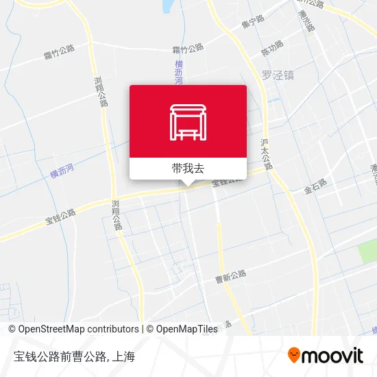 宝钱公路前曹公路地图