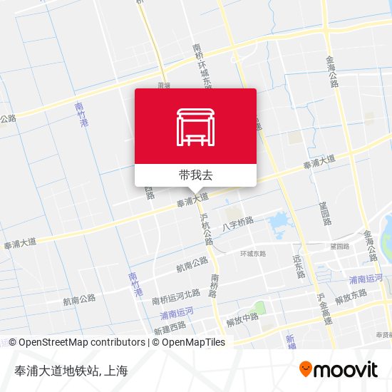 奉浦大道地铁站地图