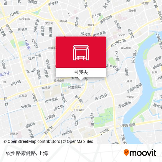 钦州路康健路地图