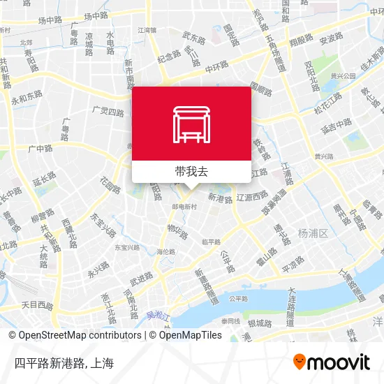 四平路新港路地图