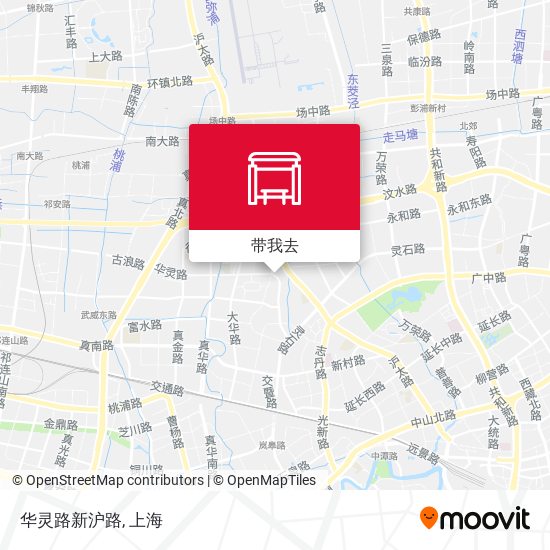 华灵路新沪路地图