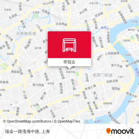 瑞金一路淮海中路地图