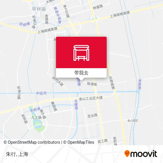 朱行地图