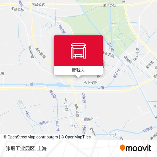 张堰工业园区地图