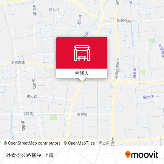 外青松公路横泾地图