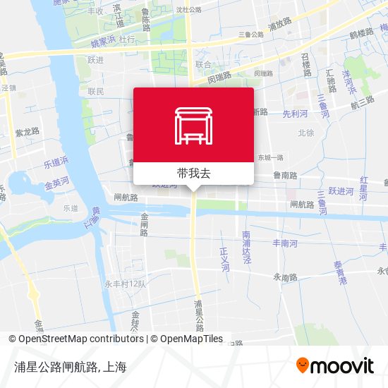 浦星公路闸航路地图