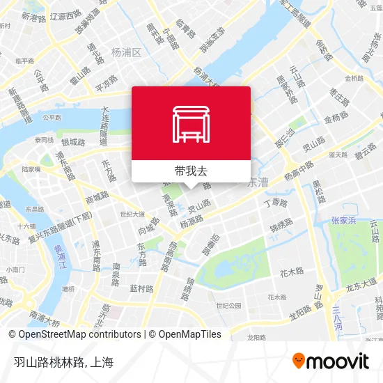 羽山路桃林路地图