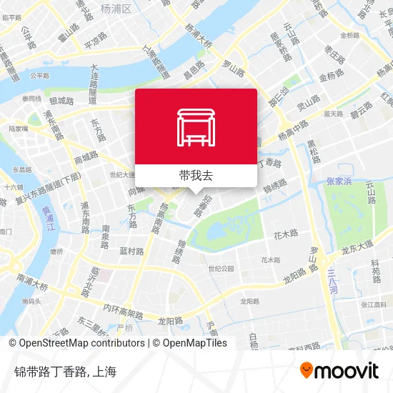 锦带路丁香路地图