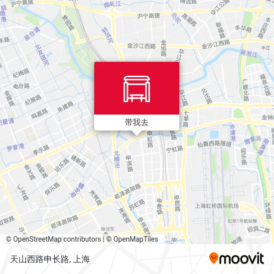 天山西路申长路地图