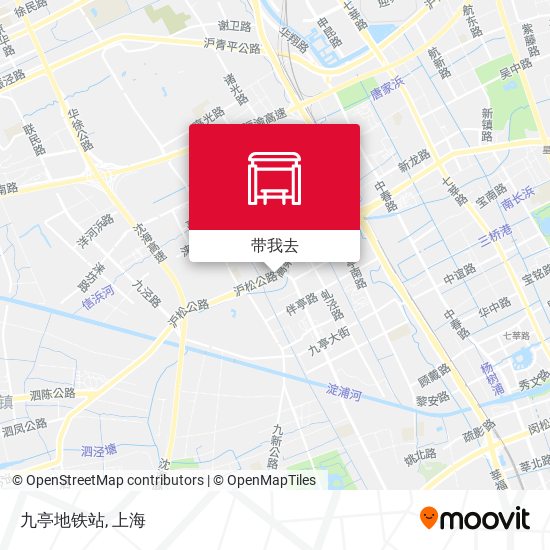 九亭地铁站地图