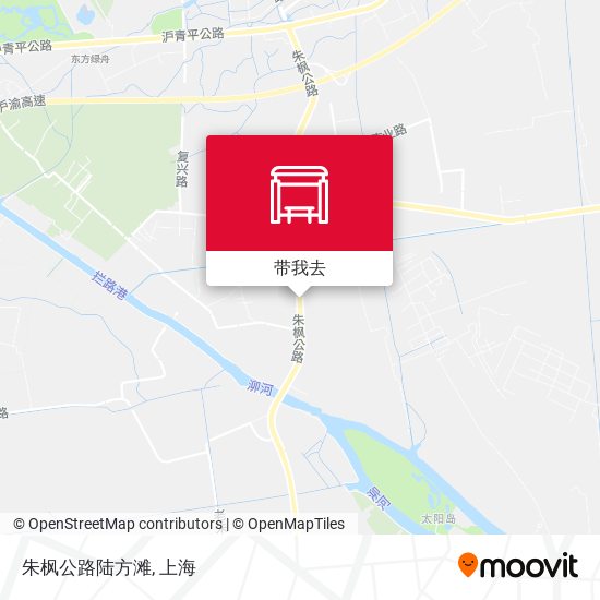 朱枫公路陆方滩地图