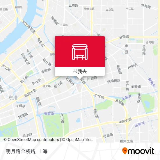 明月路金桥路地图