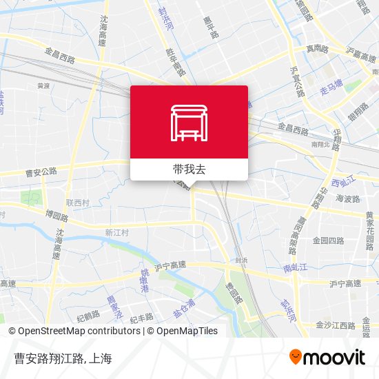 曹安路翔江路地图