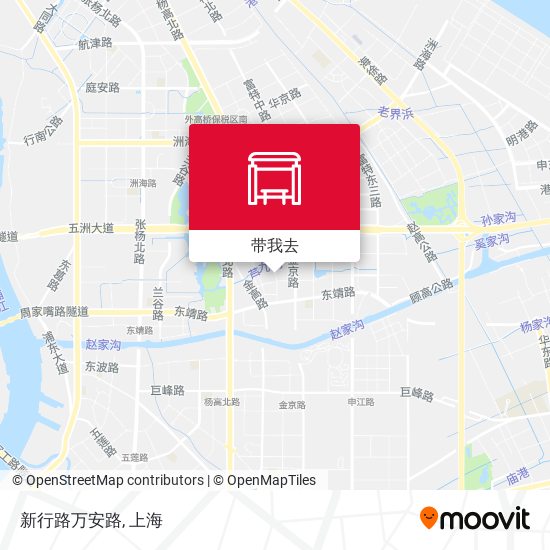 新行路万安路地图