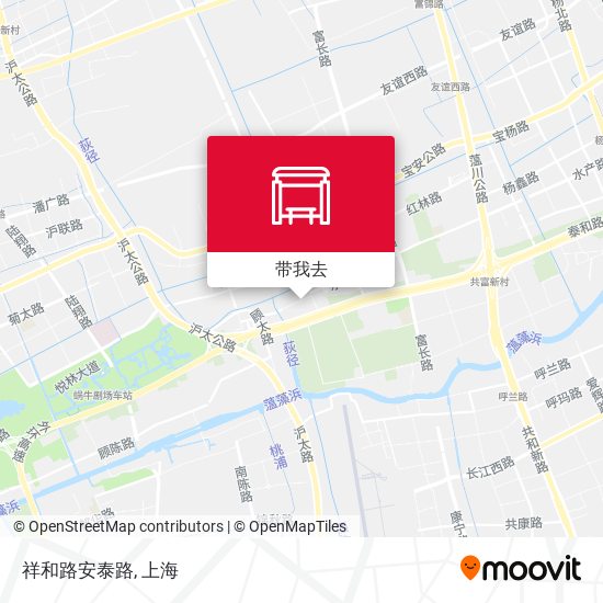 祥和路安泰路地图