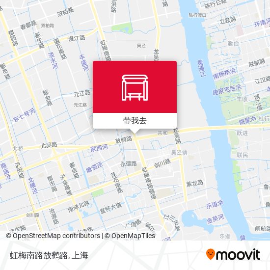 虹梅南路放鹤路地图