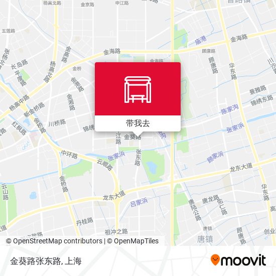 金葵路张东路地图