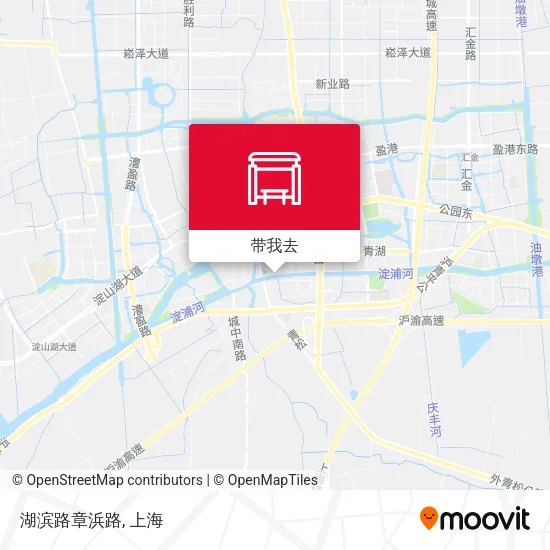 湖滨路章浜路地图