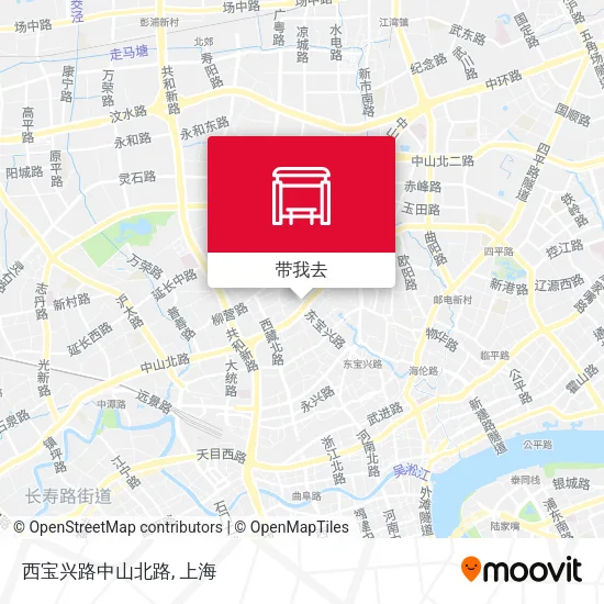 西宝兴路中山北路地图