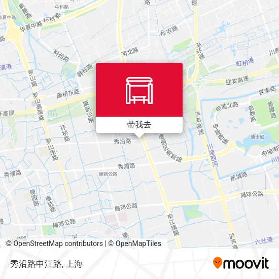 秀沿路申江路地图