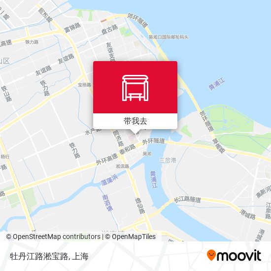 牡丹江路淞宝路地图