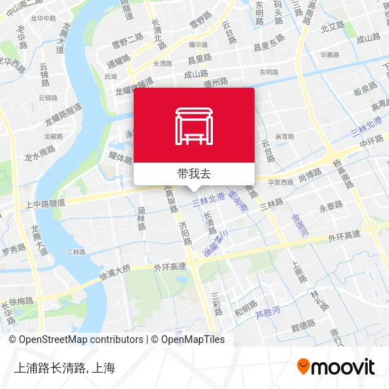 上浦路长清路地图