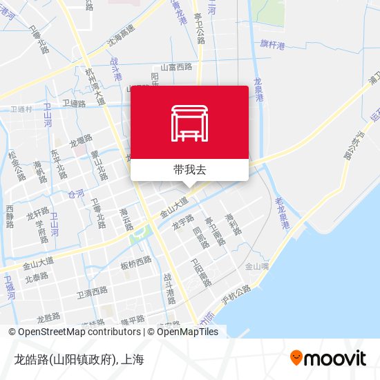 龙皓路(山阳镇政府)地图