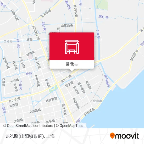 龙皓路(山阳镇政府)地图