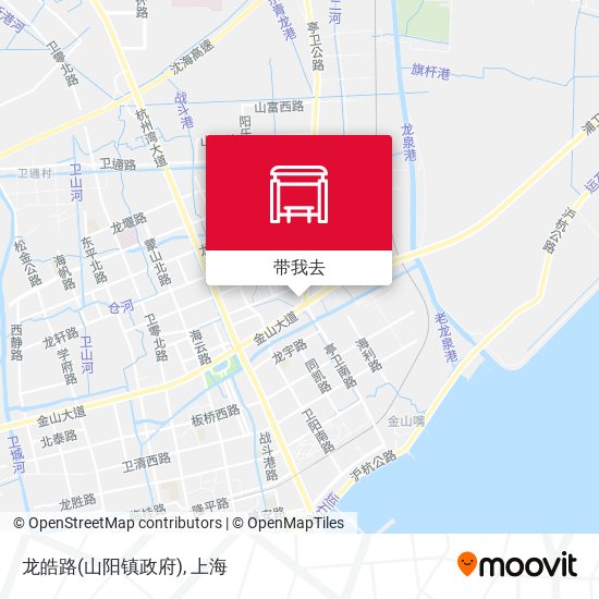 龙皓路(山阳镇政府)地图