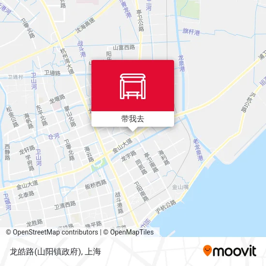 龙皓路(山阳镇政府)地图