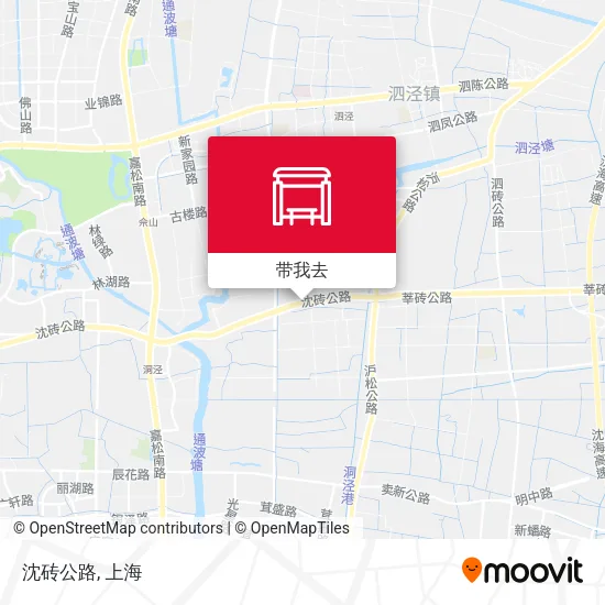 沈砖公路地图