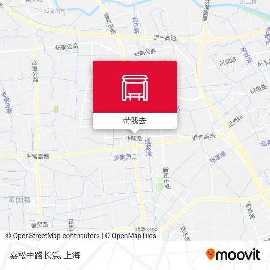 嘉松中路长浜地图
